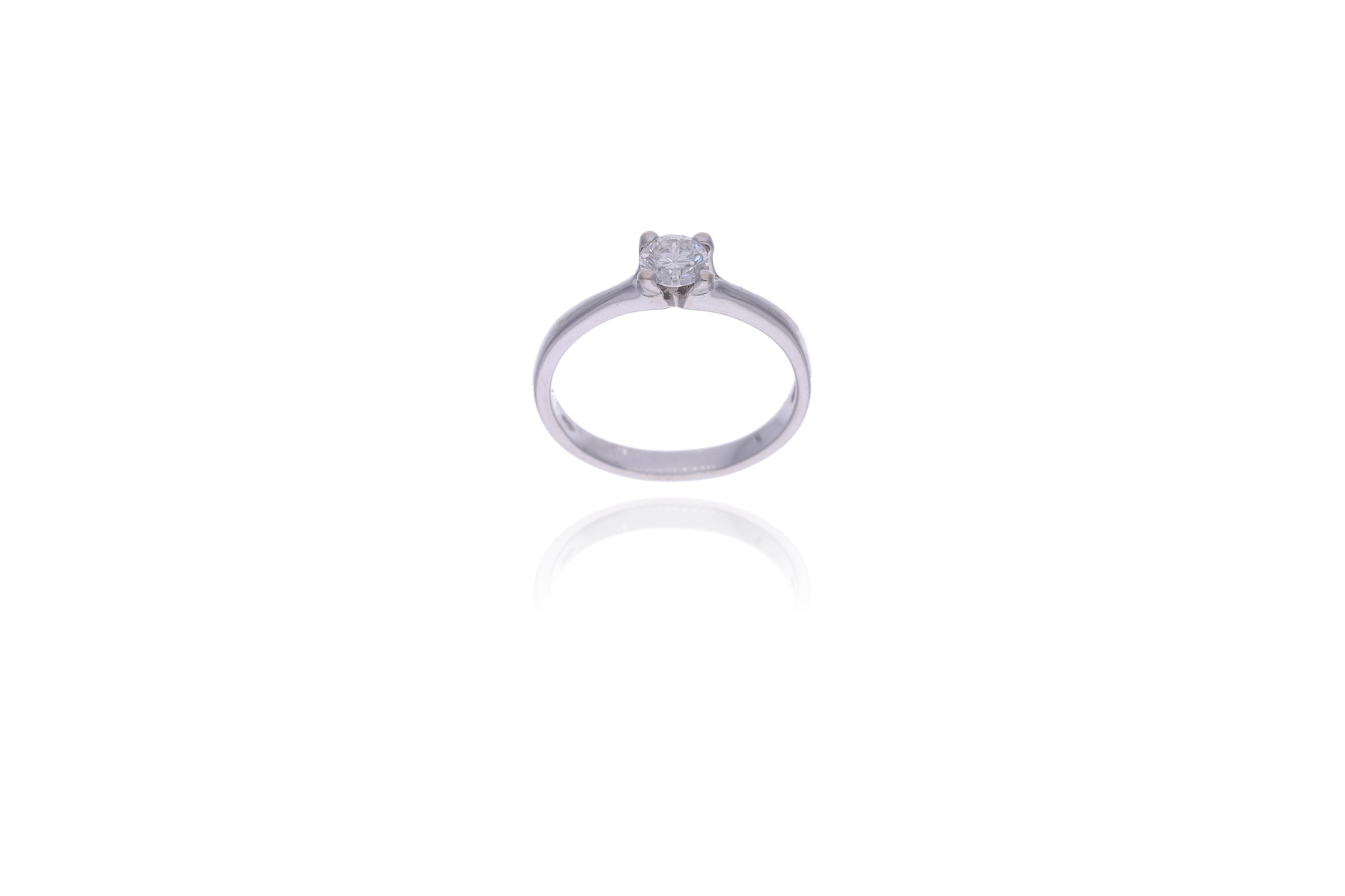 Anello con diamante - Asta Preziosi