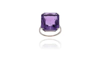 Anello con ametista - Asta Preziosi