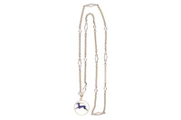 Collana con ciondolo con smalti - Asta Preziosi Collana con ciondolo con smalti - Asta Preziosi
