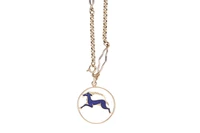Collana con ciondolo con smalti - Asta Preziosi Collana con ciondolo con smalti - Asta Preziosi