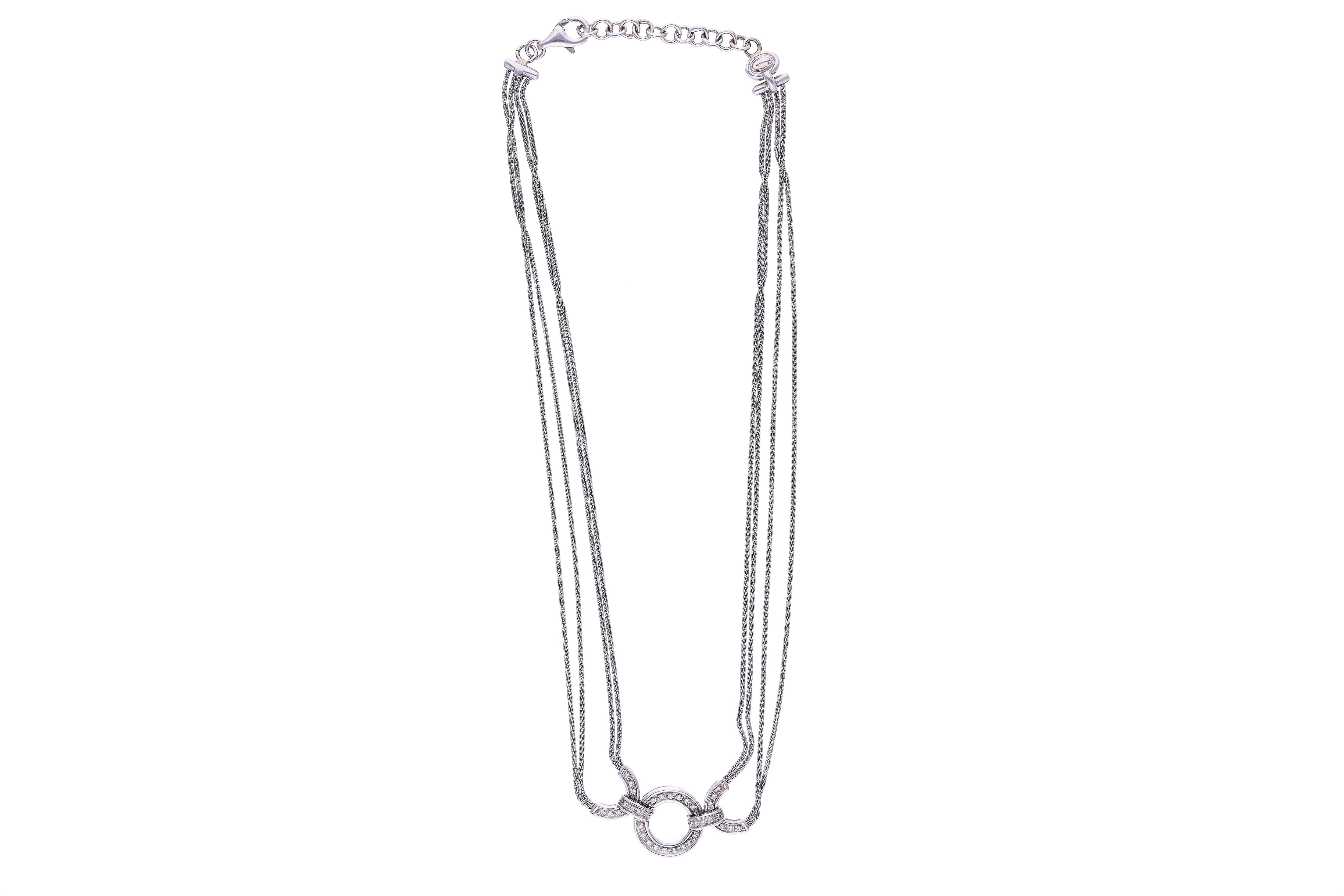 Collana con diamanti - Asta Preziosi