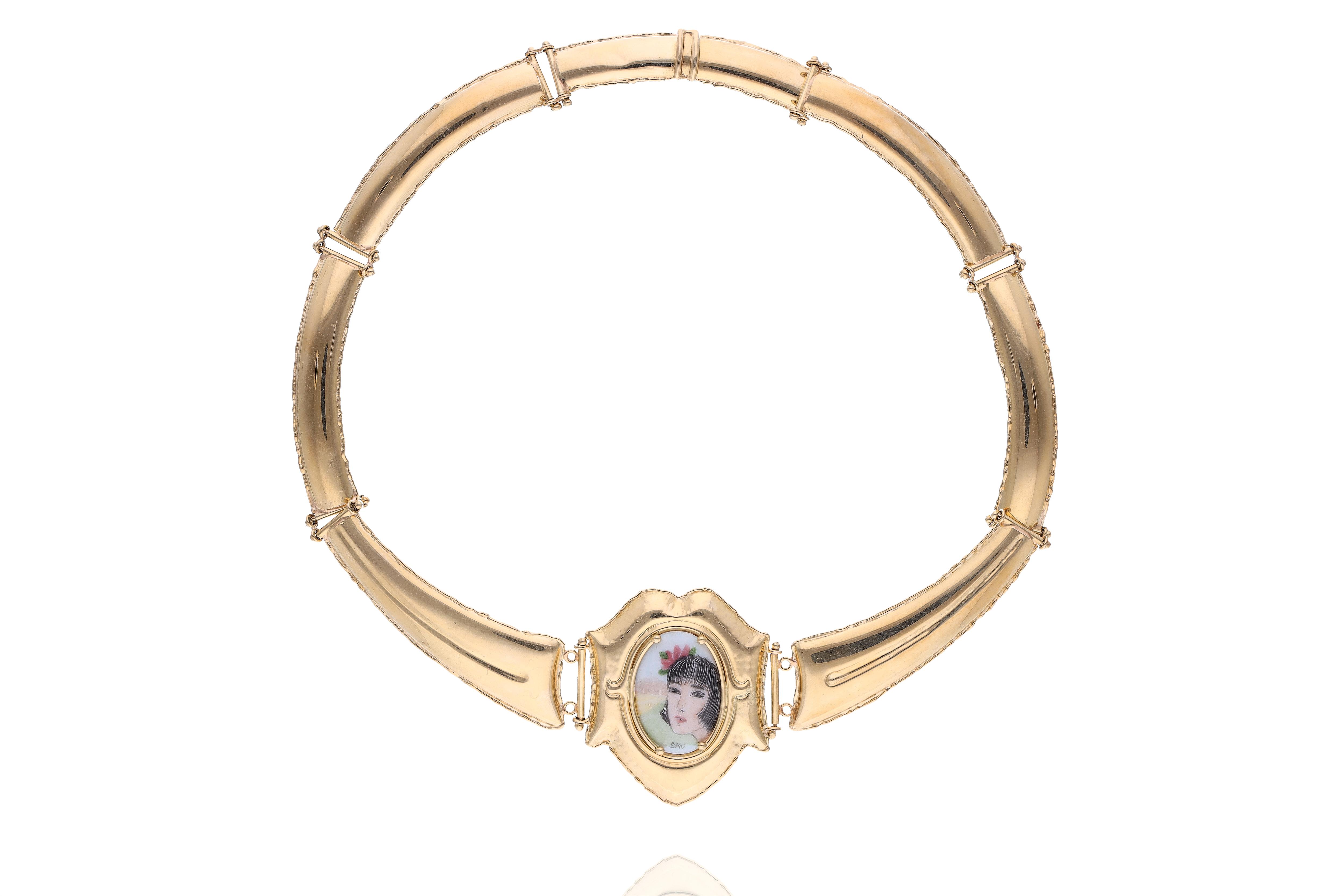 Collana con pietra - Asta Preziosi