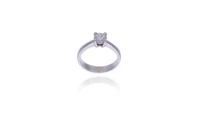 Anello con diamante - Asta Preziosi
