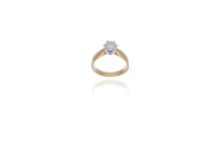 Anello con diamante - Asta Preziosi