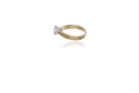 Anello con diamante - Asta Preziosi