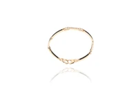 Bracciale in oro e caucciu' - Asta Preziosi