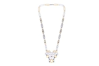 Collana con zaffiri e diamanti - Asta Preziosi