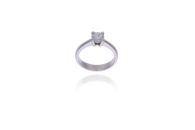 Anello con diamante - Asta Preziosi