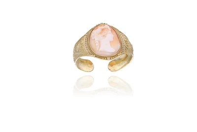 Bracciale con cammeo e diamanti - Asta Preziosi