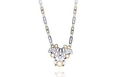 Collana con zaffiri e diamanti - Asta Preziosi
