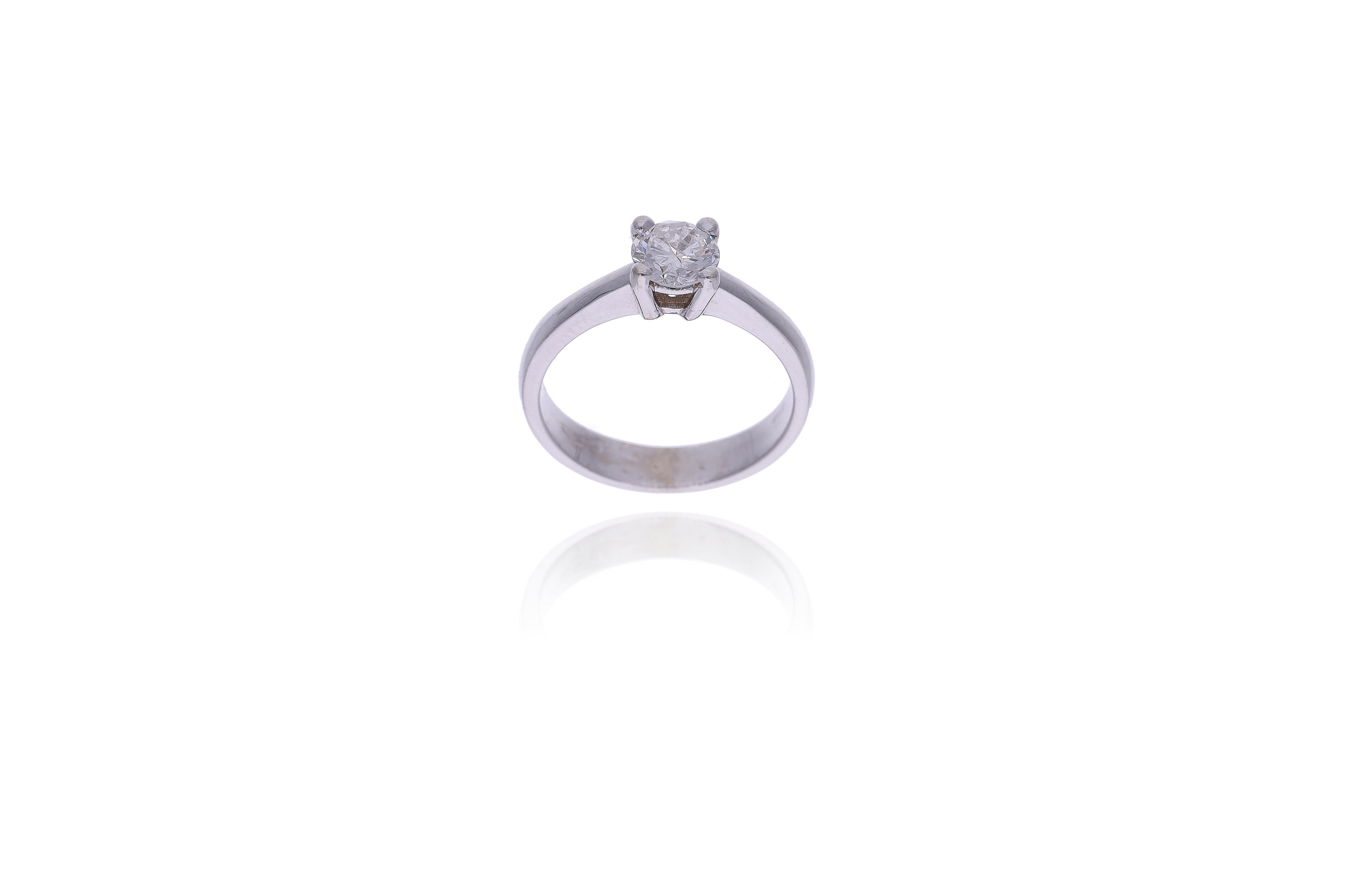 Anello con diamante - Asta Preziosi