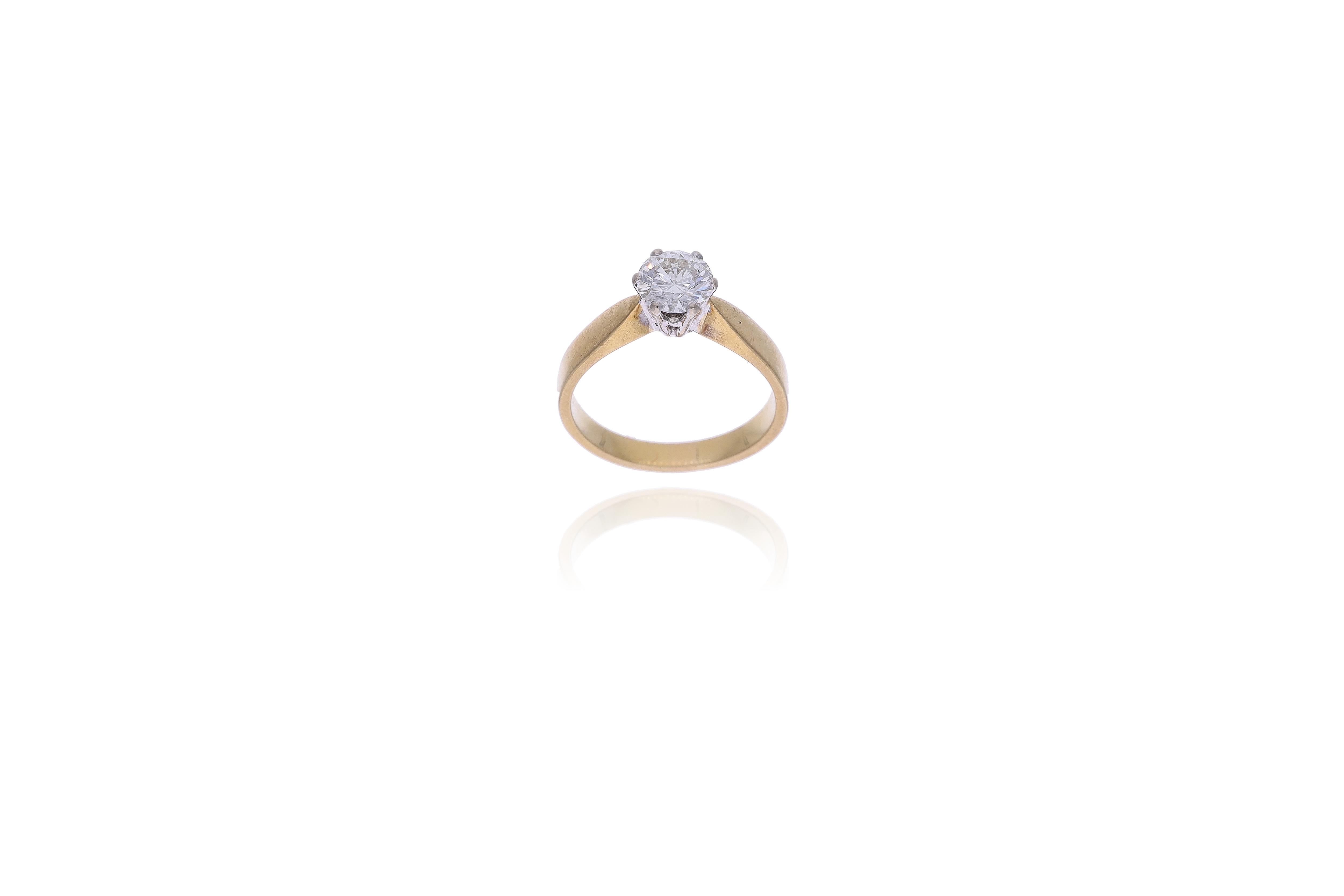 Anello con diamante - Asta Preziosi