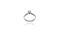 Anello con diamante - Asta Preziosi