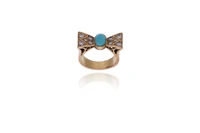 Anello con diamanti e pietra - Asta Preziosi