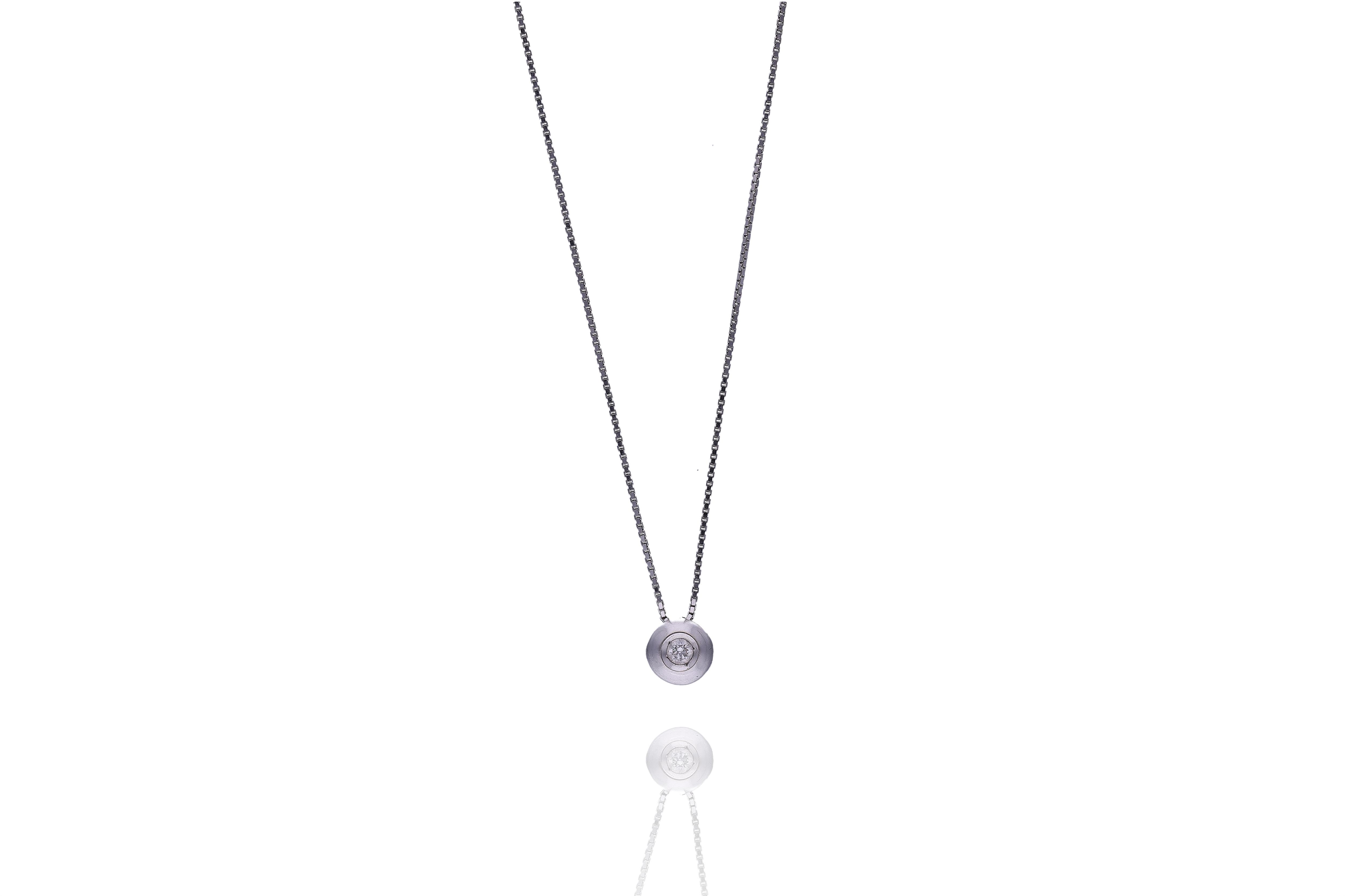 Collana con diamante - Asta Preziosi