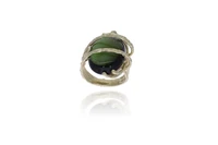 Anello con tormalina verde - Asta Preziosi Online Anello con tormalina verde - Asta Preziosi Online