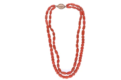 Collana di corallo - Asta Preziosi Online Collana di corallo - Asta Preziosi Online