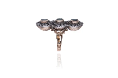 Anello con smeraldi e diamanti - Asta Preziosi Online Anello con smeraldi e diamanti - Asta Preziosi Online