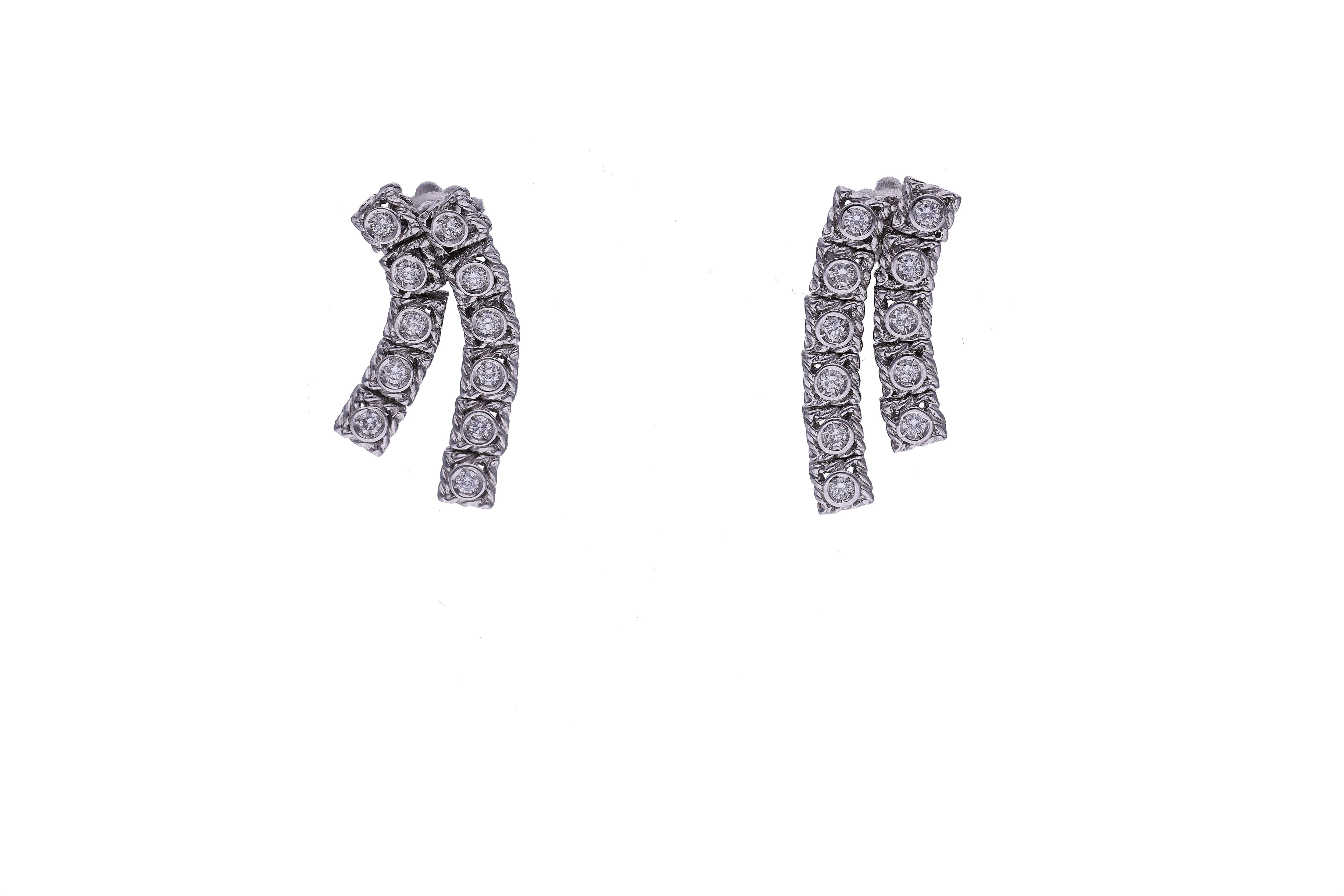 Damiani, orecchini con diamanti - Asta Preziosi Online
