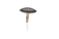 Anello con diamanti e pietre - Asta Preziosi Online Anello con diamanti e pietre - Asta Preziosi Online
