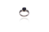 Anello con diamanti e zaffiro - Asta Preziosi Online Anello con diamanti e zaffiro - Asta Preziosi Online