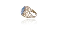 Anello con topazio e pietre - Asta Preziosi Online