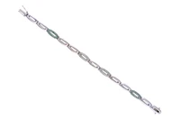 Bracciale con diamanti e smeraldi - Asta Preziosi Online Bracciale con diamanti e smeraldi - Asta Preziosi Online