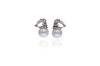 Orecchini con perle Mari del Sud e diamanti - Asta Preziosi Online Orecchini con perle Mari del Sud e diamanti - Asta Preziosi Online