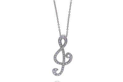 Collana con ciondolo con diamanti - Asta Preziosi Online Collana con ciondolo con diamanti - Asta Preziosi Online