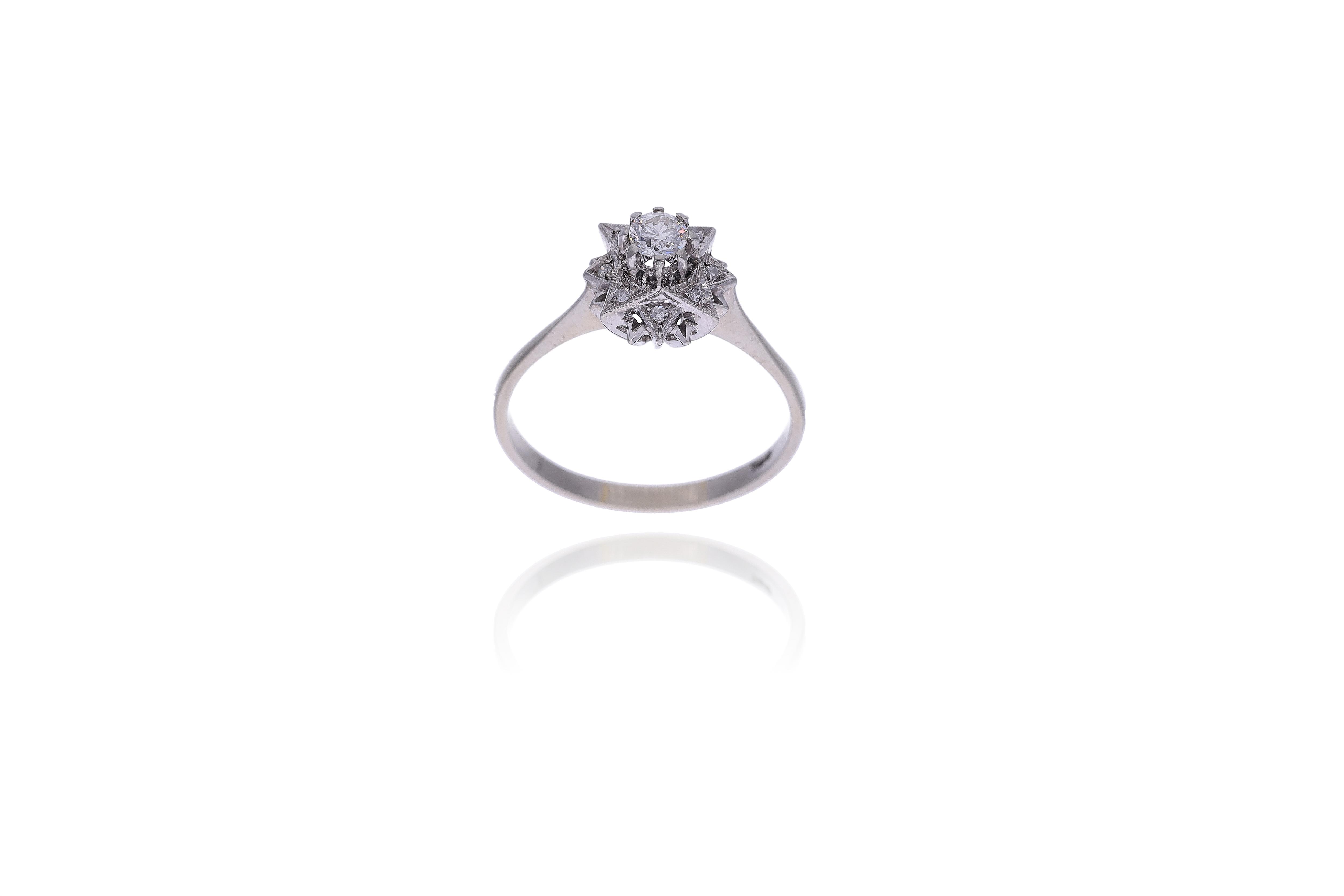 Anello con diamanti - Asta Preziosi Online