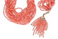 Collana di coralli e diamanti - Asta Preziosi Online Collana di coralli e diamanti - Asta Preziosi Online