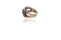Anello con diamanti e zaffiri - Asta Preziosi Online Anello con diamanti e zaffiri - Asta Preziosi Online