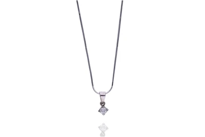 Collana con ciondolo con diamante - Asta Preziosi Online Collana con ciondolo con diamante - Asta Preziosi Online