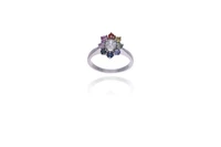 Anello con diamante, zaffiri e pietre - Asta Preziosi Online Anello con diamante, zaffiri e pietre - Asta Preziosi Online