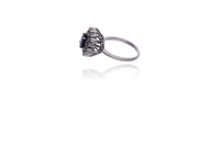 Anello con diamanti e zaffiro - Asta Preziosi Online Anello con diamanti e zaffiro - Asta Preziosi Online