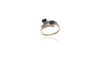 Anello con zaffiri e diamanti - Asta Preziosi Online Anello con zaffiri e diamanti - Asta Preziosi Online