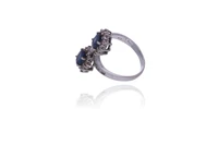 Anello con zaffiri e diamanti - Asta Preziosi Online Anello con zaffiri e diamanti - Asta Preziosi Online