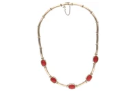De' Nobili, collana con coralli e diamanti - Asta Preziosi Online De' Nobili, collana con coralli e diamanti - Asta Preziosi Online