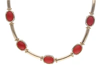 De' Nobili, collana con coralli e diamanti - Asta Preziosi Online De' Nobili, collana con coralli e diamanti - Asta Preziosi Online
