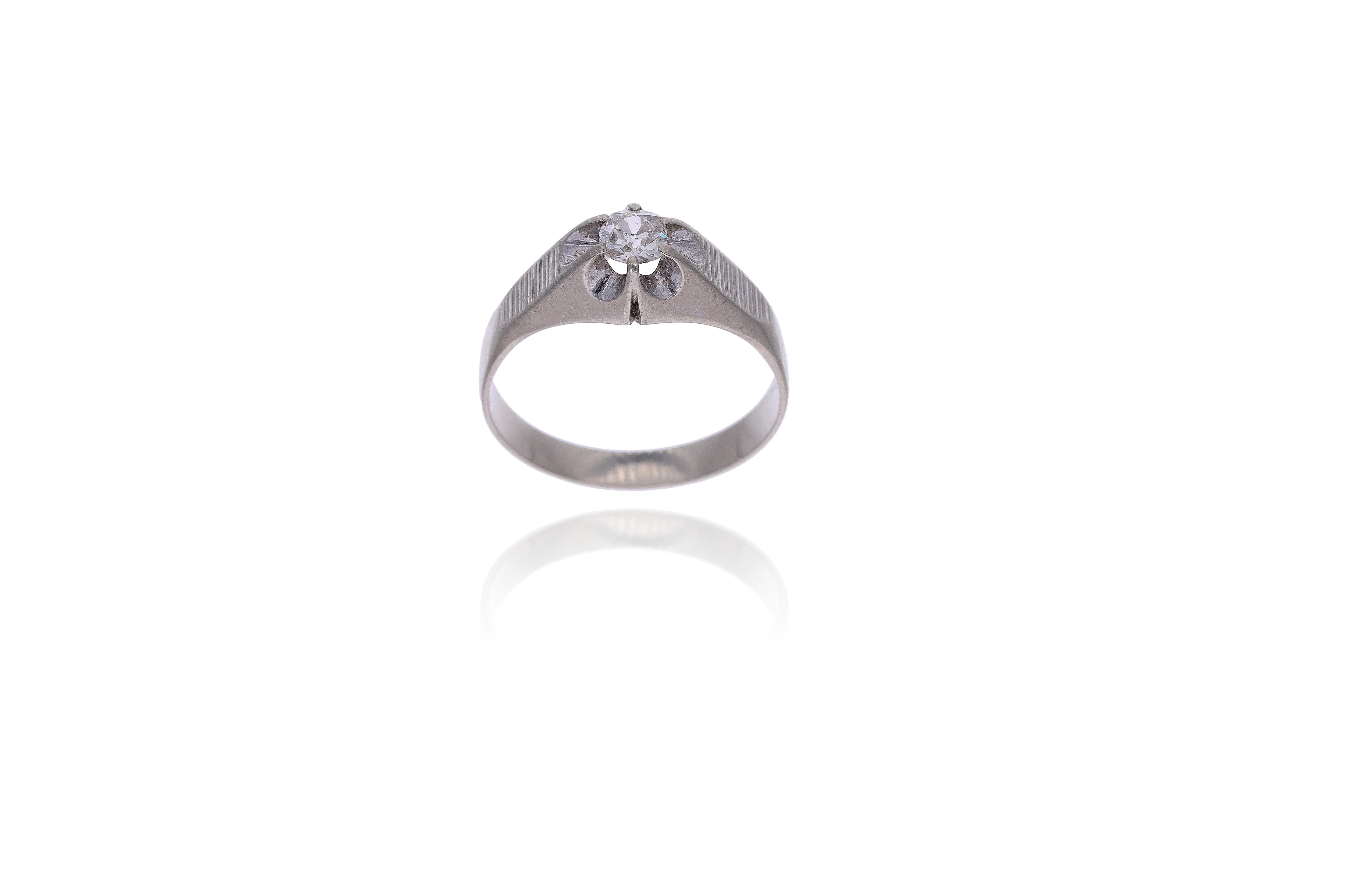 Anello con diamante - Asta Preziosi Online