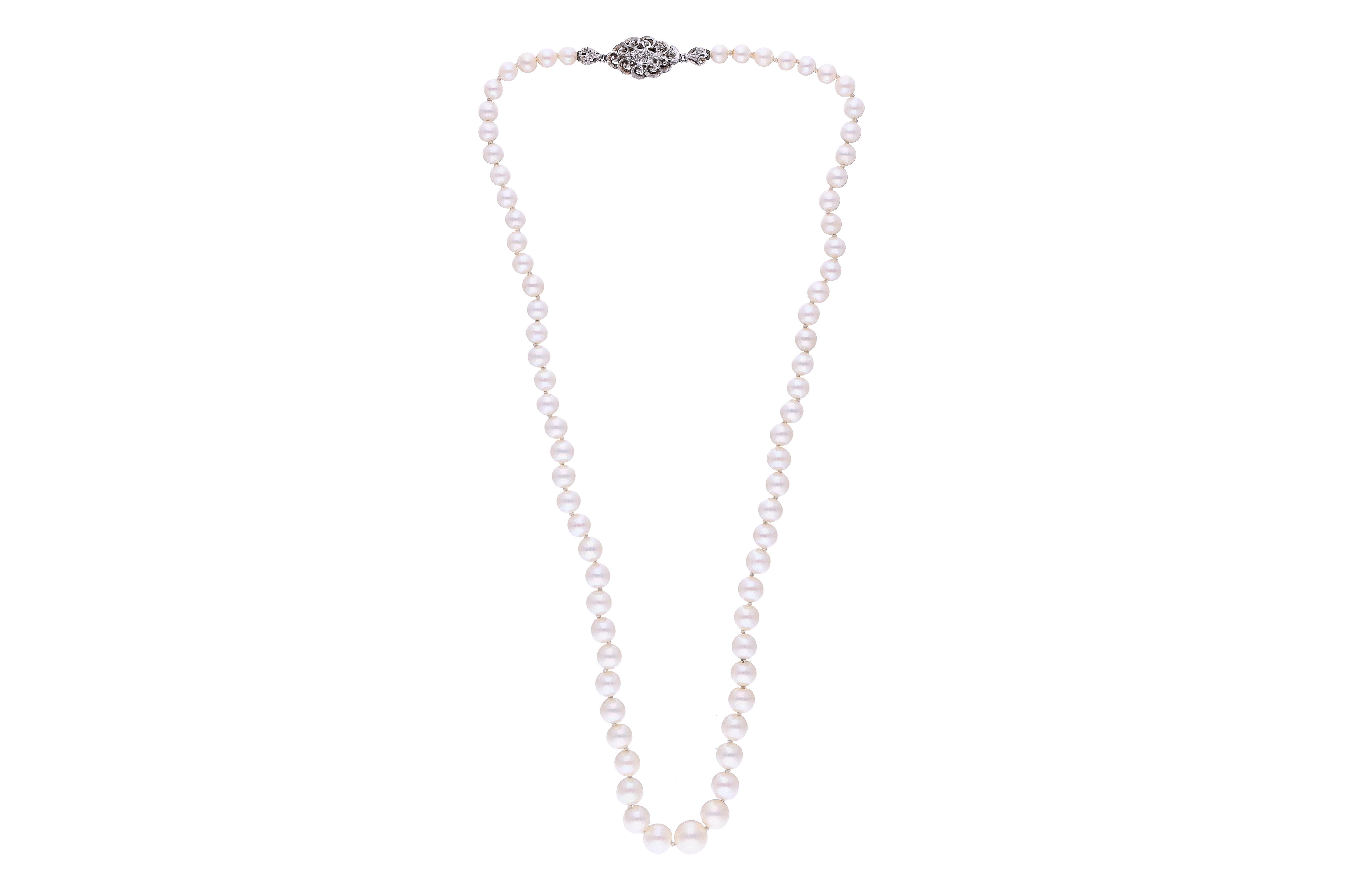 Collana di perle coltivate - Asta Preziosi Online Collana di perle coltivate - Asta Preziosi Online