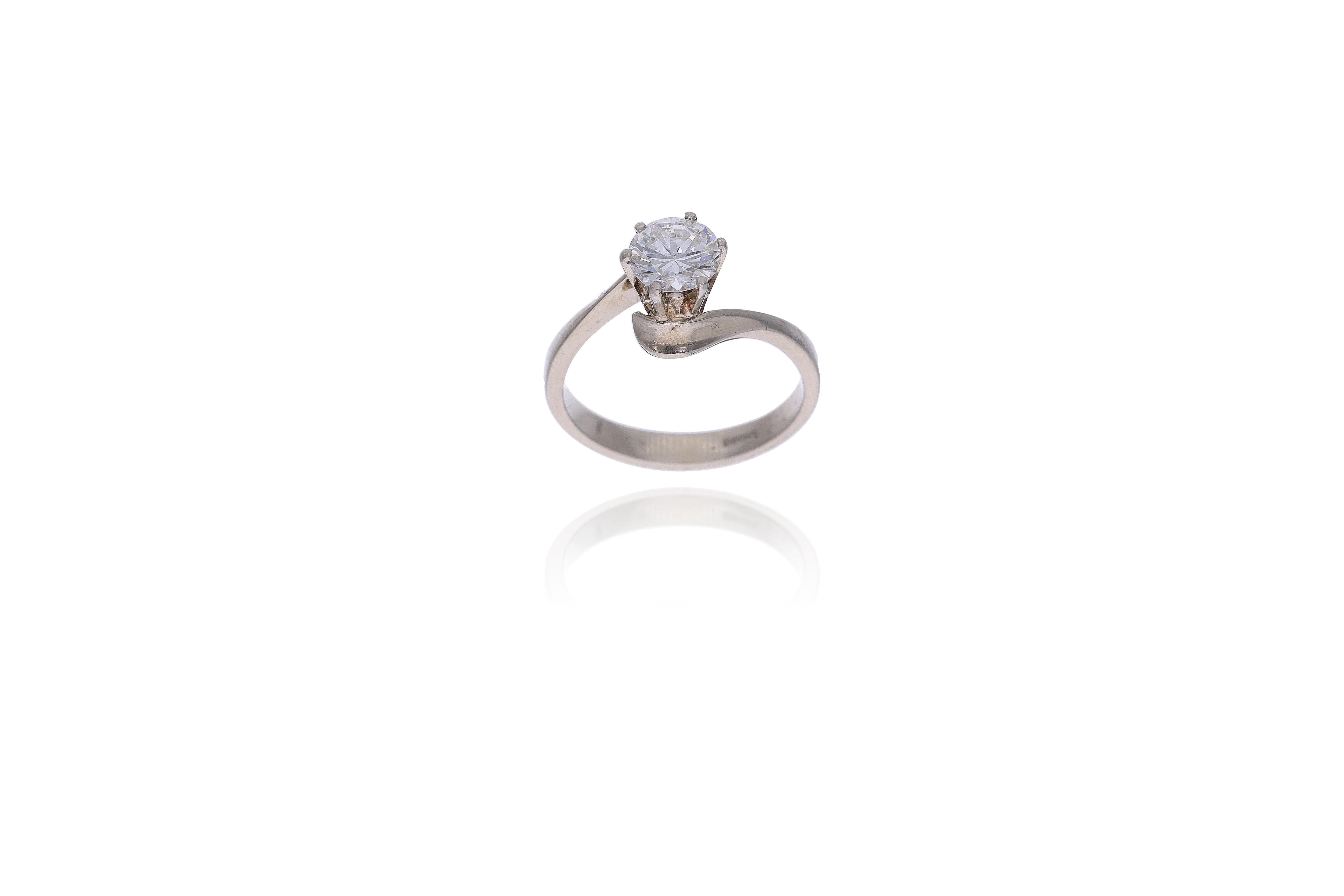 Anello con diamante - Asta Preziosi Online