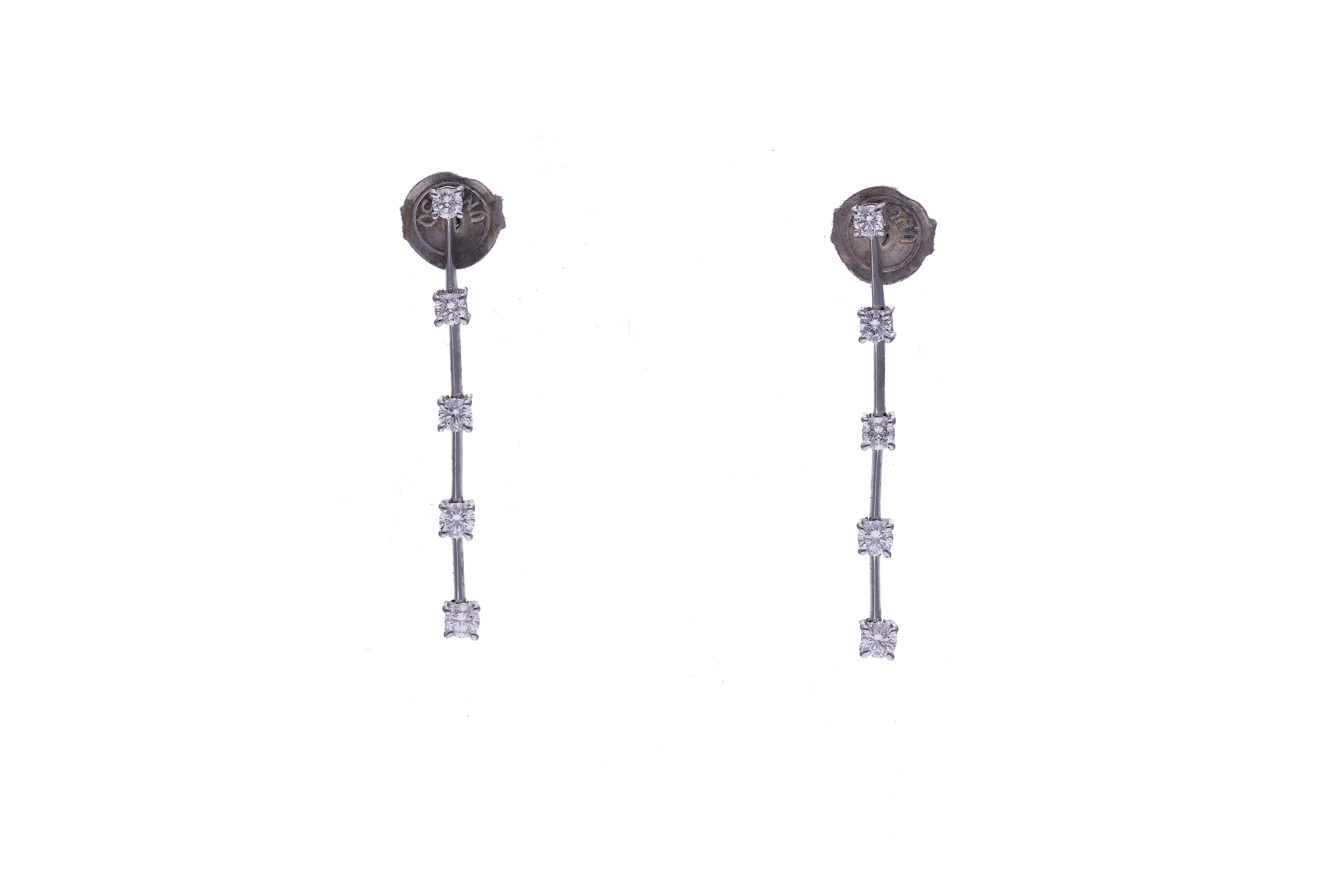 Orecchini con diamanti - Asta Preziosi Online