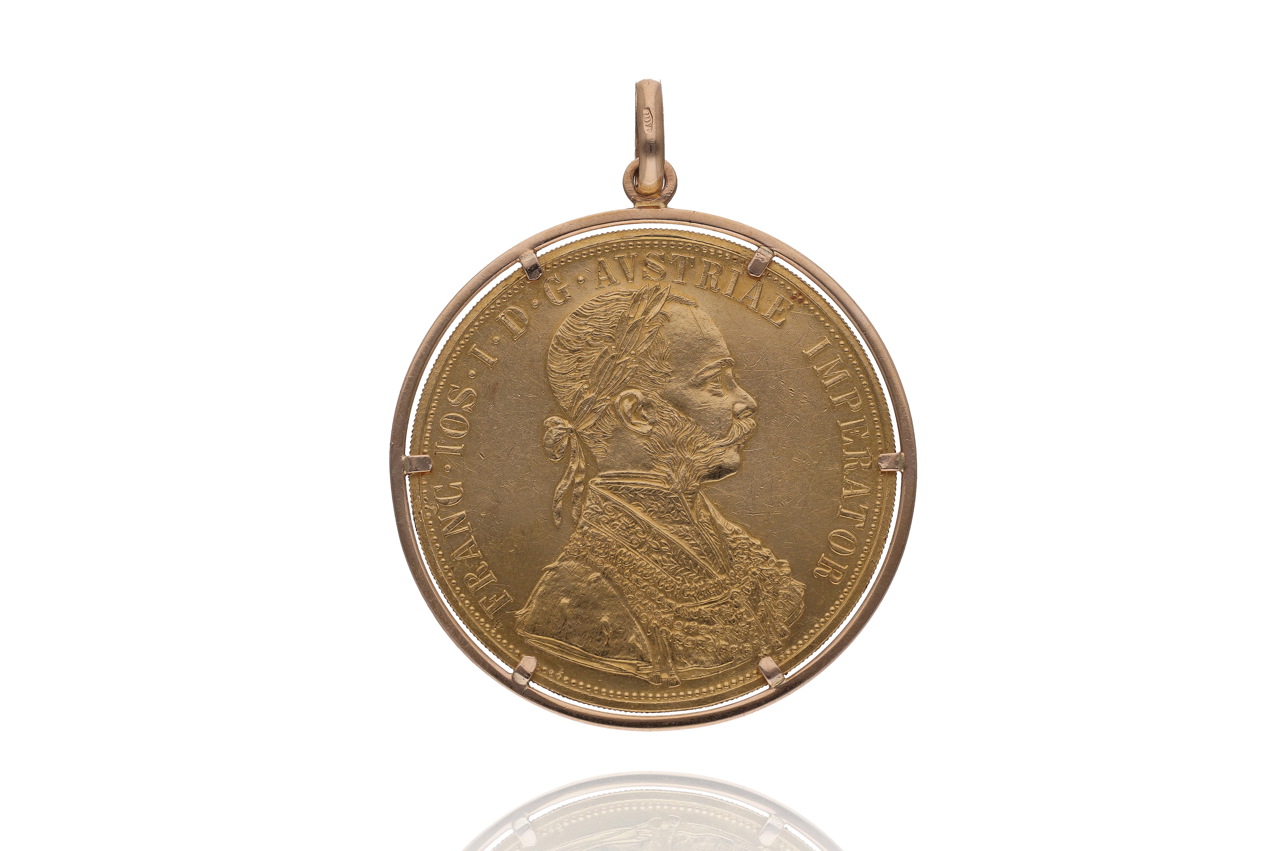 Ciondolo con 4 Ducati Austria - Asta Preziosi Online