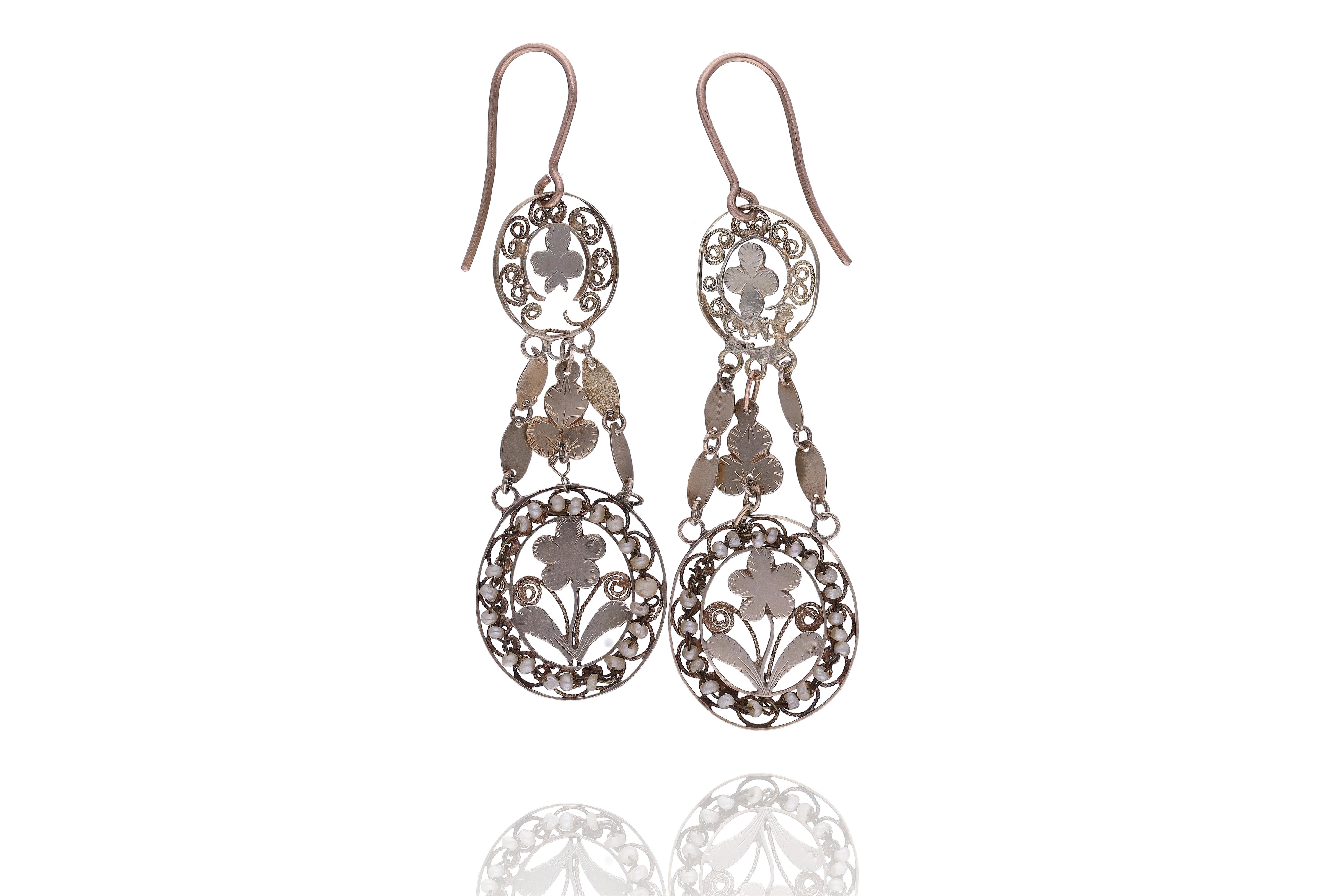 Orecchini con microperle - Asta Preziosi Online