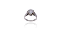 Anello con diamante - Asta Preziosi Online