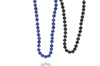 Due collane con lapislazzuli e giada nefrite - Asta Preziosi Online