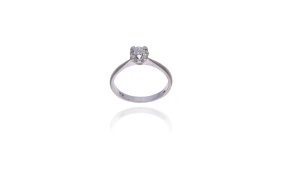 Anello con diamante - Asta Preziosi Online