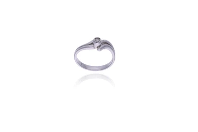 Anello con diamante - Asta Preziosi Online