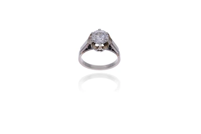 Anello con diamante - Asta Preziosi Online